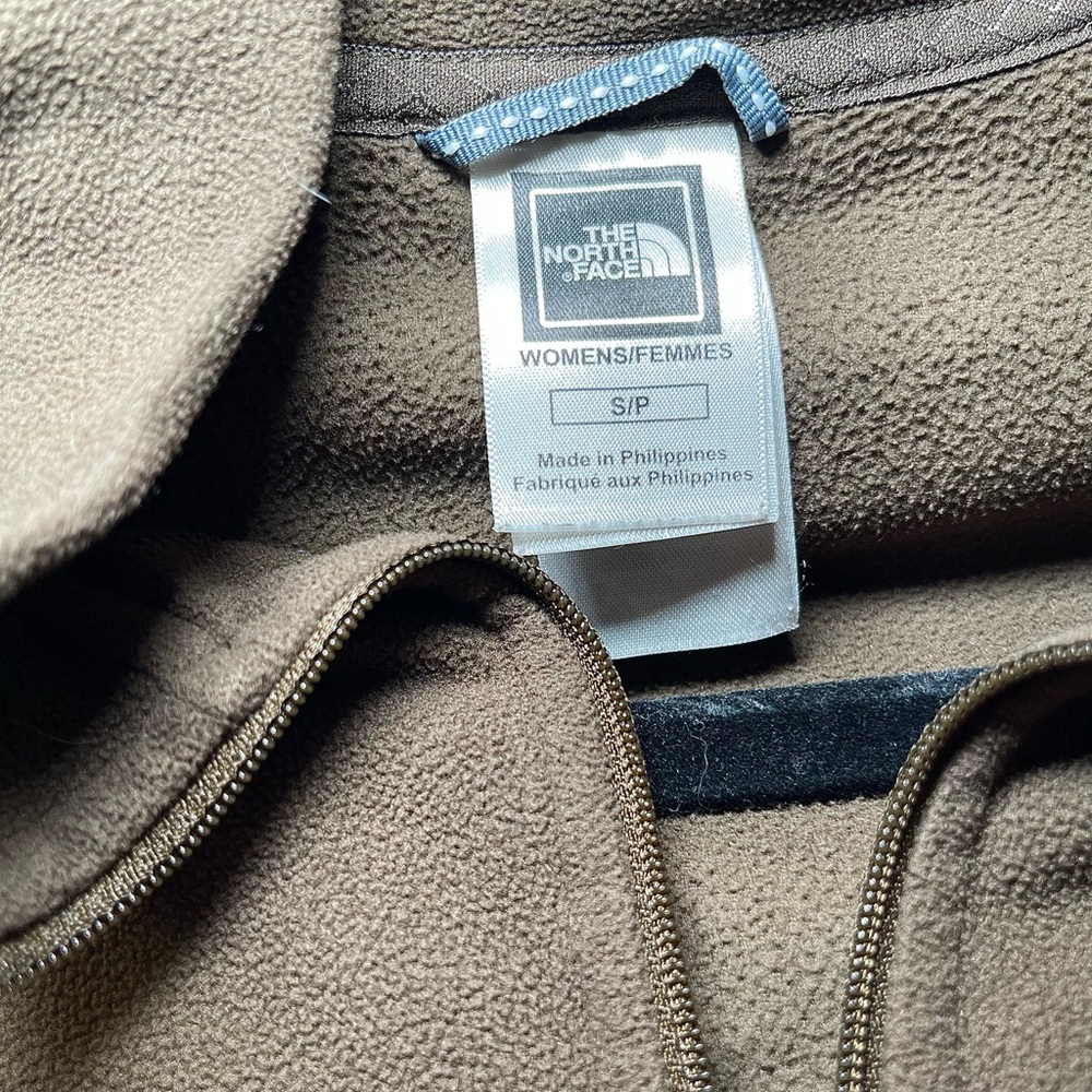 The North Face Women’s Brown TKA 100 Glacier 1/4 Zip Fleece Pullover Size Small - Picture 13 of 14